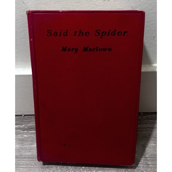 Said The Spider Book By Mary Marlowe Published By Literary Press Hardcover - Picture 1 of 5